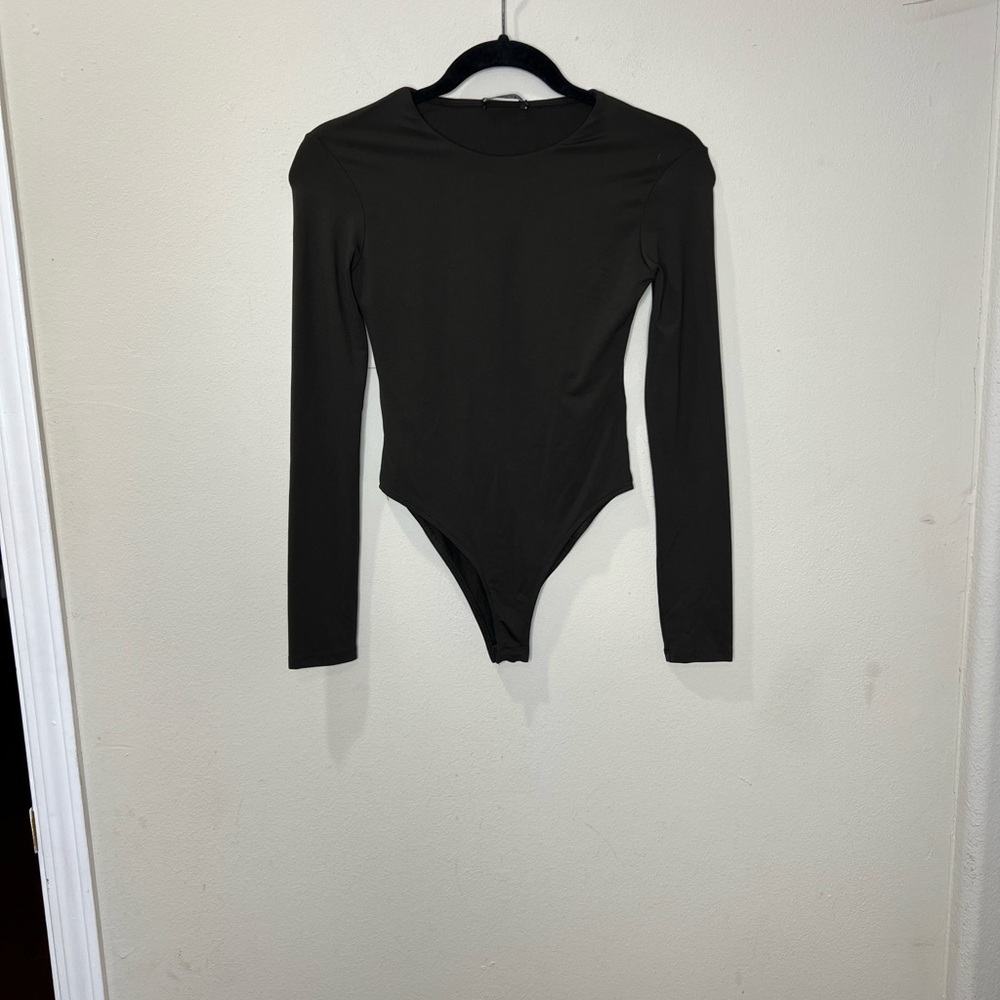 Zara Black Long Sleeve One Piece